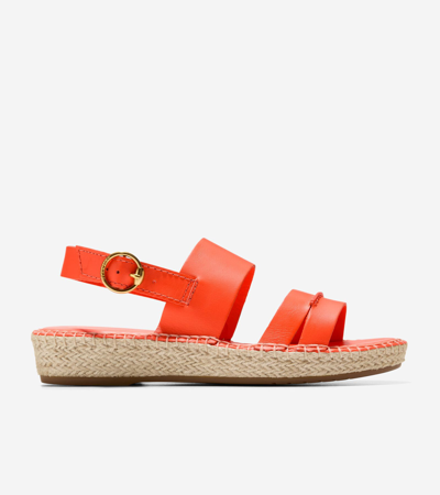 Shop Cole Haan Cloudfeel Tilden Sandal In Nasturtium Orange