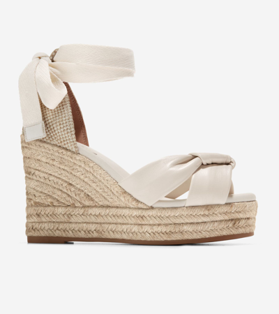 Shop Cole Haan Cloudfeel Hampton Sandal In Ivory-natural Canvas