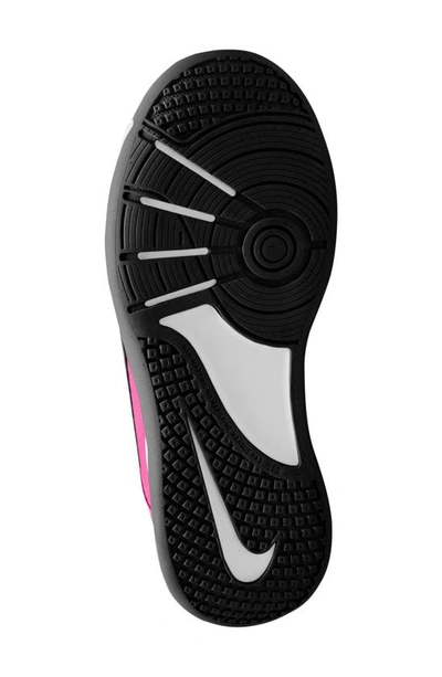 Shop Nike Kids' Omni Multi-court Sneaker In Laser Fuchsia/ Black/ White