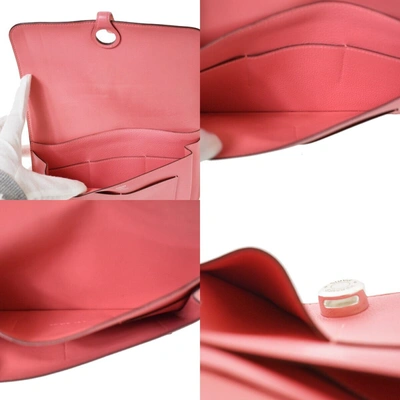 Shop Hermes Hermès Dogon Pink Leather Wallet  ()