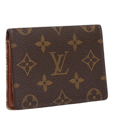 Pre-owned Louis Vuitton Etui Voyage Brown Canvas Wallet  ()
