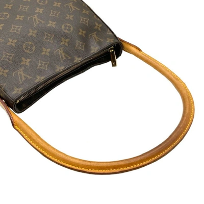 Pre-owned Louis Vuitton Looping Brown Canvas Shopper Bag ()