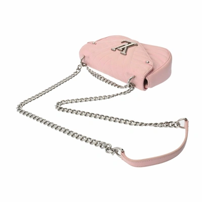 Pre-owned Louis Vuitton New Wave Pink Leather Shoulder Bag ()