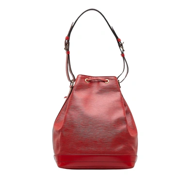 Pre-owned Louis Vuitton Noé Red Leather Shoulder Bag ()