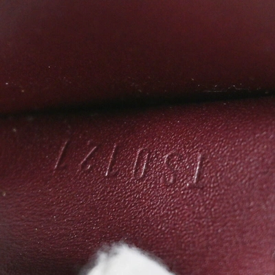 Pre-owned Louis Vuitton Porte Monnaie Coeur Pink Patent Leather Wallet  ()