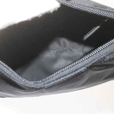 Shop Prada Tessuto Black Synthetic Clutch Bag ()