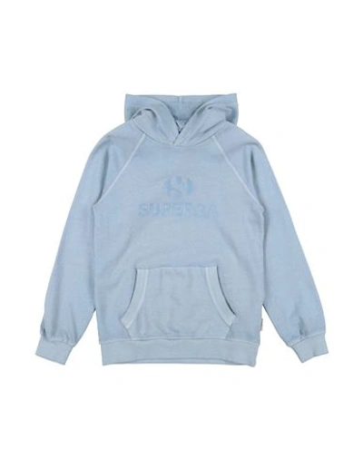 Shop Superga Toddler Girl Sweatshirt Sky Blue Size 7 Cotton