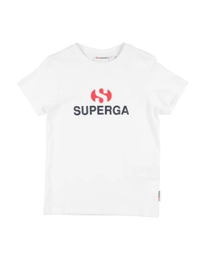 Shop Superga Toddler Boy T-shirt White Size 6 Cotton