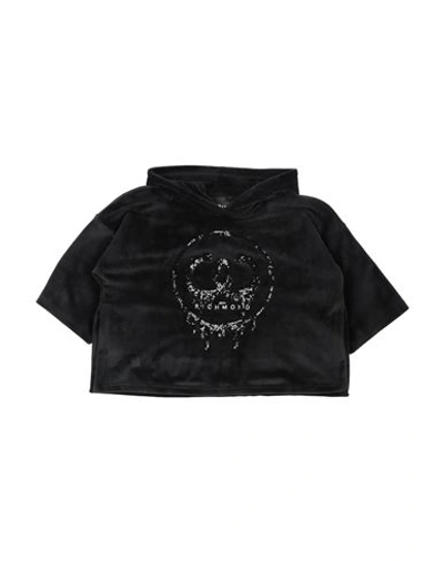 John Richmond Toddler Girl Sweatshirt Black Size 6 Polyester, Elastane In Black