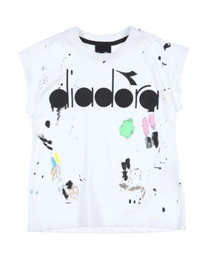 Shop Diadora Toddler Boy T-shirt White Size 6 Cotton