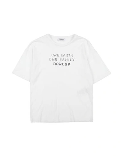 Shop Dondup Toddler Boy T-shirt White Size 4 Cotton
