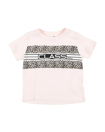 Shop Cavalli Class Toddler Boy T-shirt Light Pink Size 6 Cotton, Elastane