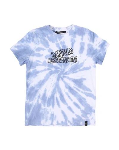 Shop Daniele Alessandrini Toddler Boy T-shirt Pastel Blue Size 6 Cotton, Elastane