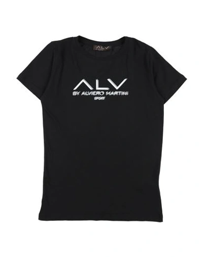 Alv By Alviero Martini Toddler Boy T-shirt Black Size 6 Cotton In Black
