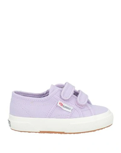 Shop Superga Cotjstrap Classic Toddler Sneakers Light Purple Size 10.5c Textile Fibers