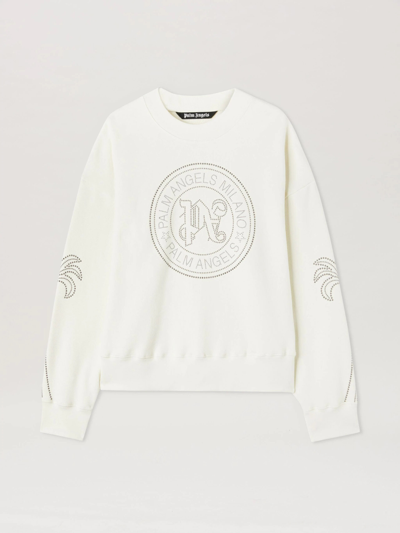 Shop Palm Angels Palms Milano Stud Sweatshirt
