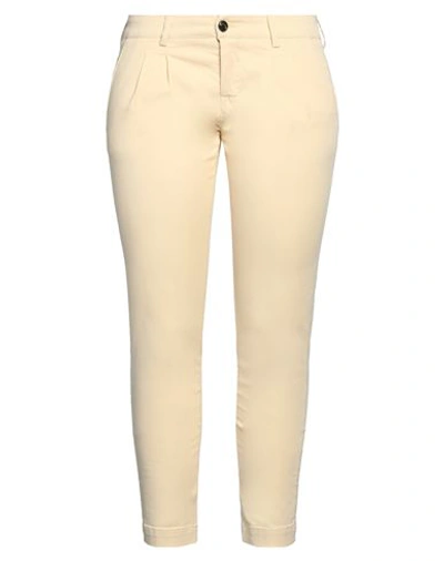 Jacob Cohёn Woman Pants Yellow Size 29 Cotton, Elastane In Yellow