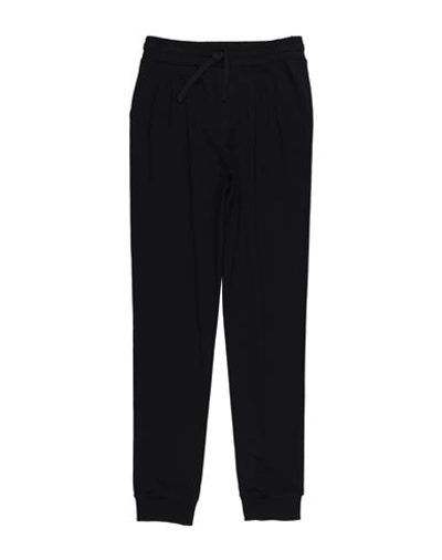 Shop Dolce & Gabbana Toddler Boy Pants Black Size 7 Cotton, Elastane