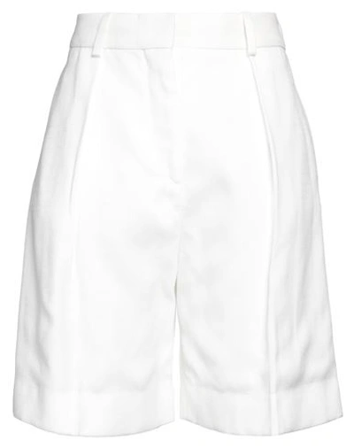 Shop Victoria Victoria Beckham Victoria, Victoria Beckham Woman Shorts & Bermuda Shorts White Size 4 Viscose
