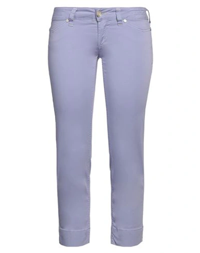 Jacob Cohёn Woman Pants Lilac Size 32 Cotton, Elastane In Purple