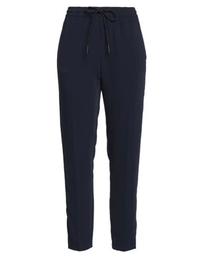 Shop Sportmax Code Woman Pants Midnight Blue Size 10 Polyester