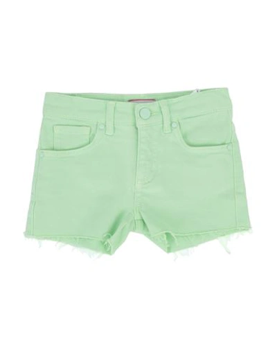 Shop Pinko Up Toddler Girl Shorts & Bermuda Shorts Light Green Size 3 Cotton, Elastane