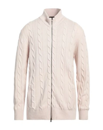 Shop Altea Man Cardigan Ivory Size Xl Virgin Wool, Cashmere In White