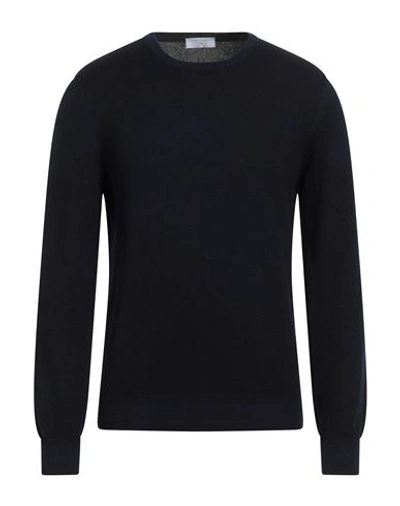 Shop Gran Sasso Man Sweater Midnight Blue Size 46 Cashmere