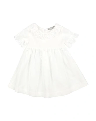 Shop Kid's Company Newborn Girl Baby Dress White Size 3 Cotton, Linen