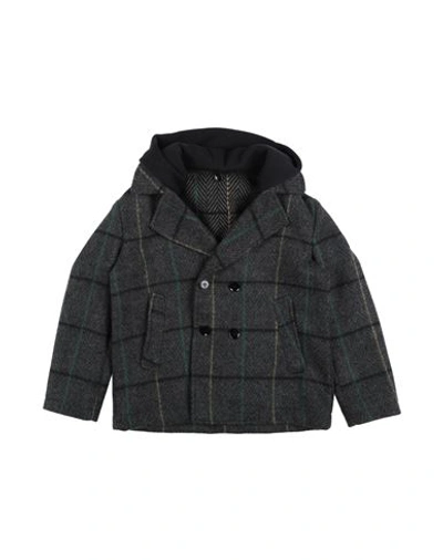 Shop Liu •jo Toddler Girl Coat Lead Size 6 Polyester In Grey