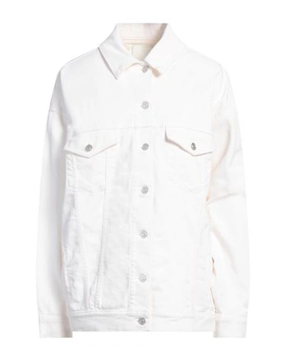 Givenchy Denim Oversize Jacket With Adjustable Hemline Straps In White