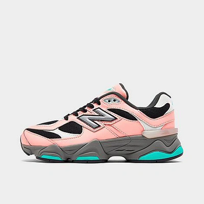 Shop New Balance Big Kids' 9060 Casual Shoes In Pink/airyteal