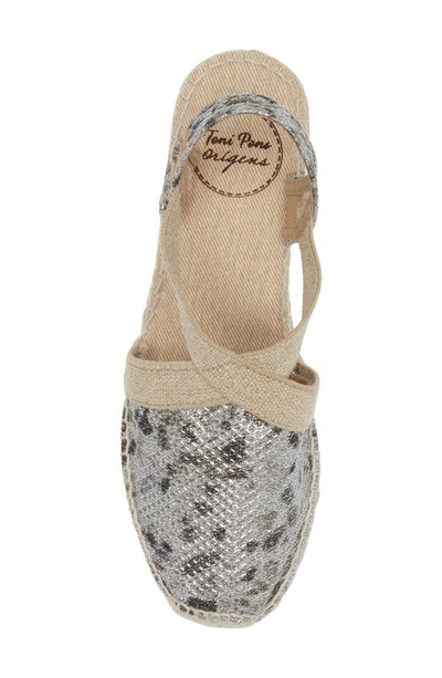 Toni Pons 'triton' Espadrille Wedge In Nit Night