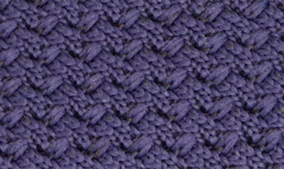 Shop Mia Kerri Pointed Toe Knit Flat In Navy