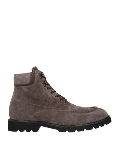 Shop Carpe Diem Man Ankle Boots Dove Grey Size 10 Leather