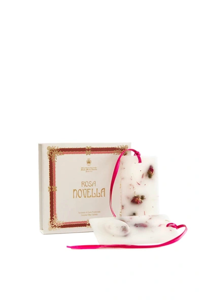 Shop Officina Profumo Farmaceutica Di S.m.nov Rosa Novella Scented Wax Tablets In White