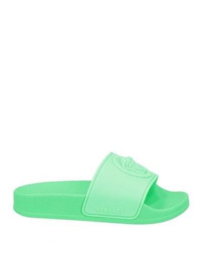 Shop Versace Young Toddler Girl Sandals Acid Green Size 10c Rubber