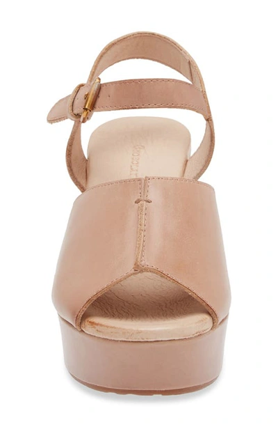 Shop Chocolat Blu Giannis Platform Sandal In Beige Leather