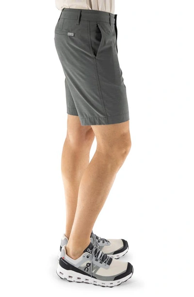 Devil-dog Dungarees 8" Hybrid Shorts In Light Grey