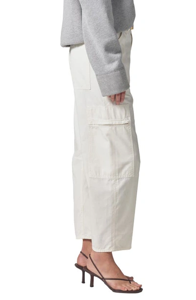 Shop Citizens Of Humanity Marcelle Low Rise Barrel Cargo Pants In Pashmina