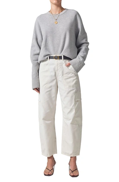 Citizen Of Humanity Citizens Of Humanity Marcelle Low Rise Barrel Cargo Pants In Pashmina