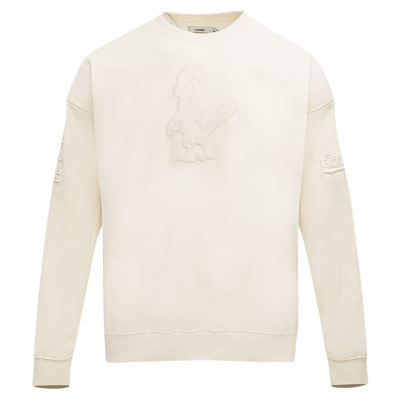 Shop Pro Standard Cream St. Louis Cardinals Neutral Drop Shoulder Pullover Sweatshirt