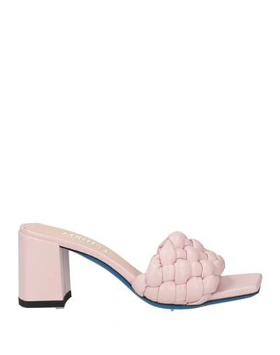 Shop Loriblu Woman Sandals Pink Size 6.5 Leather