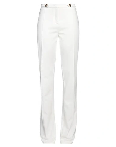 Pinko Woman Pants White Size 10 Viscose, Polyamide, Elastane In White