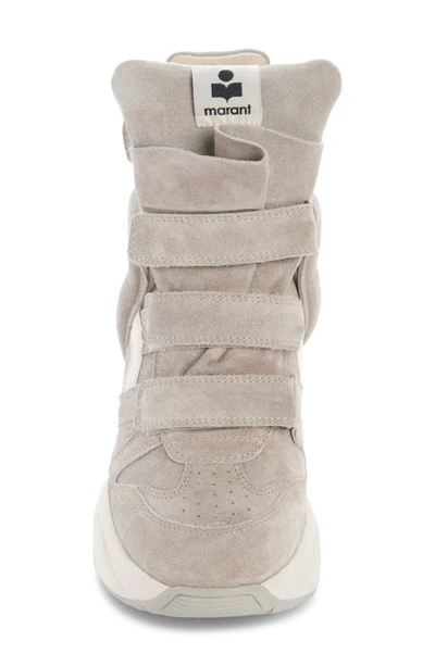 Shop Isabel Marant Balskee Platform Sneaker In Grey 02gy