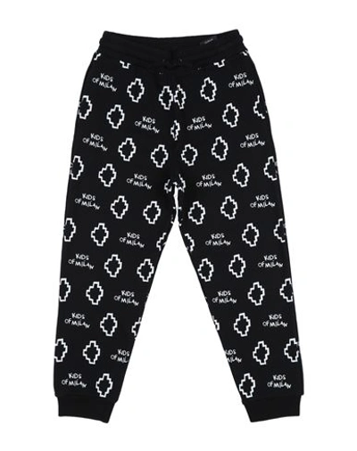 Shop Marcelo Burlon County Of Milan Marcelo Burlon Toddler Boy Pants Black Size 6 Cotton, Polyester, Elastane