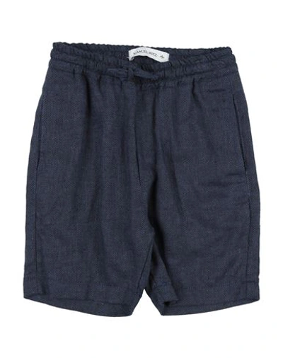 Shop Manuel Ritz Toddler Boy Shorts & Bermuda Shorts Slate Blue Size 4 Linen, Cotton