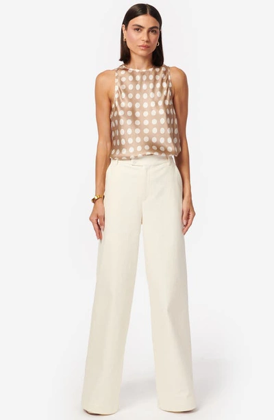 Cami Nyc Floriana Racerback Silk Cami In Macro Dot
