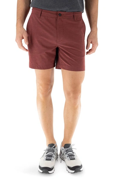 Shop Devil-dog Dungarees 6-inch Hybrid Shorts In Port