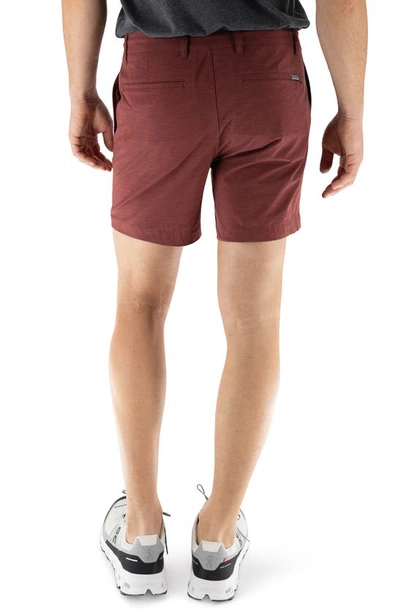 Shop Devil-dog Dungarees 6-inch Hybrid Shorts In Port